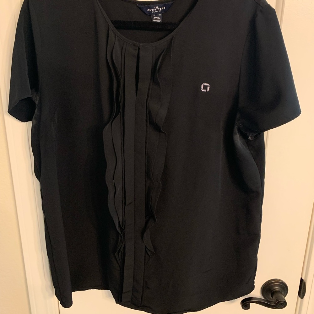 Black chase blouse